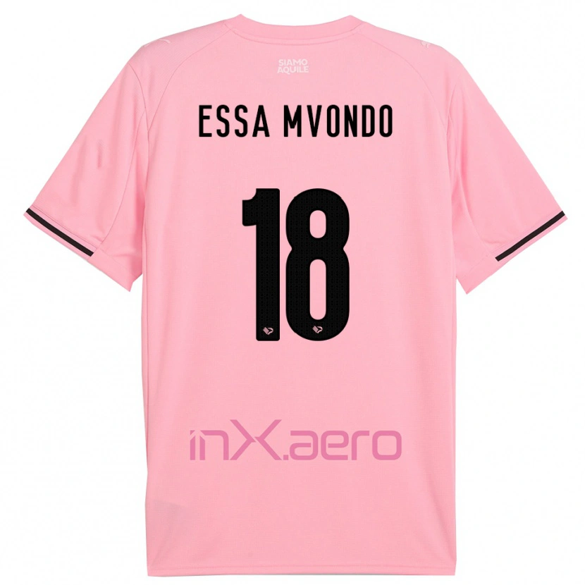 Danxen Herren Troy Evans Essa Mvondo #18 Pink Schwarz Heimtrikot Trikot 2025/26 T-Shirt