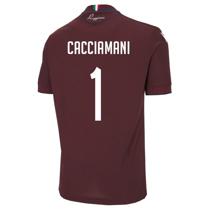 Danxen Herren Niccolò Cacciamani #1 Burgund Weiß Heimtrikot Trikot 2025/26 T-Shirt