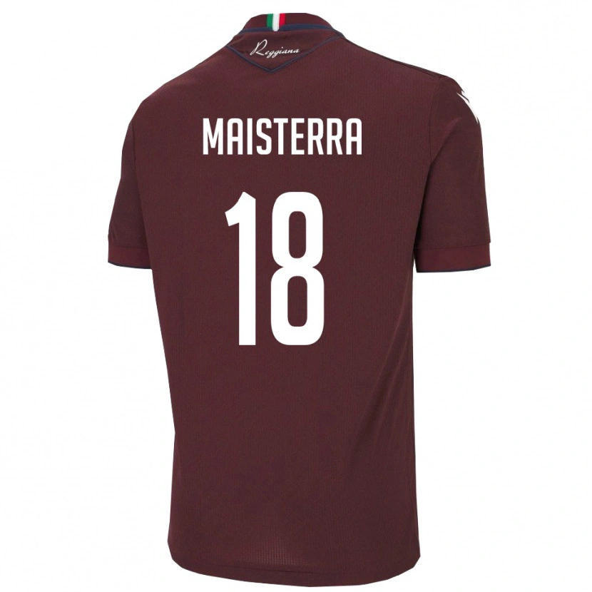 Danxen Herren Roque Maisterra #18 Burgund Weiß Heimtrikot Trikot 2025/26 T-Shirt
