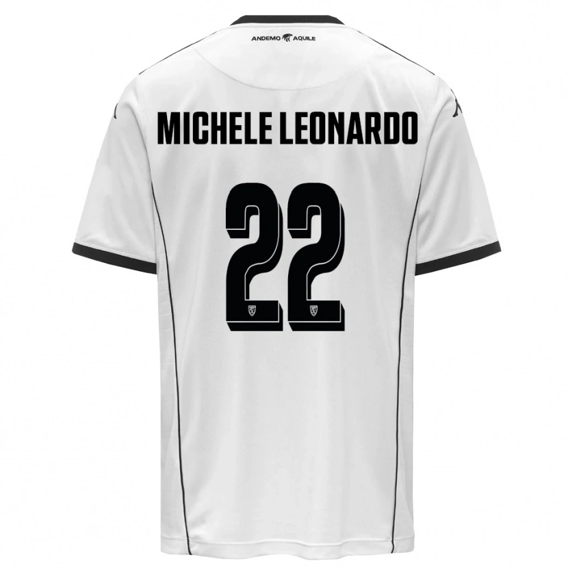 Danxen Herren Matteo Michele Leonardo #22 Weiß Schwarz Heimtrikot Trikot 2025/26 T-Shirt