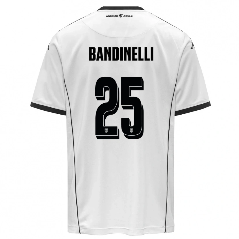 Danxen Herren Filippo Bandinelli #25 Weiß Schwarz Heimtrikot Trikot 2025/26 T-Shirt
