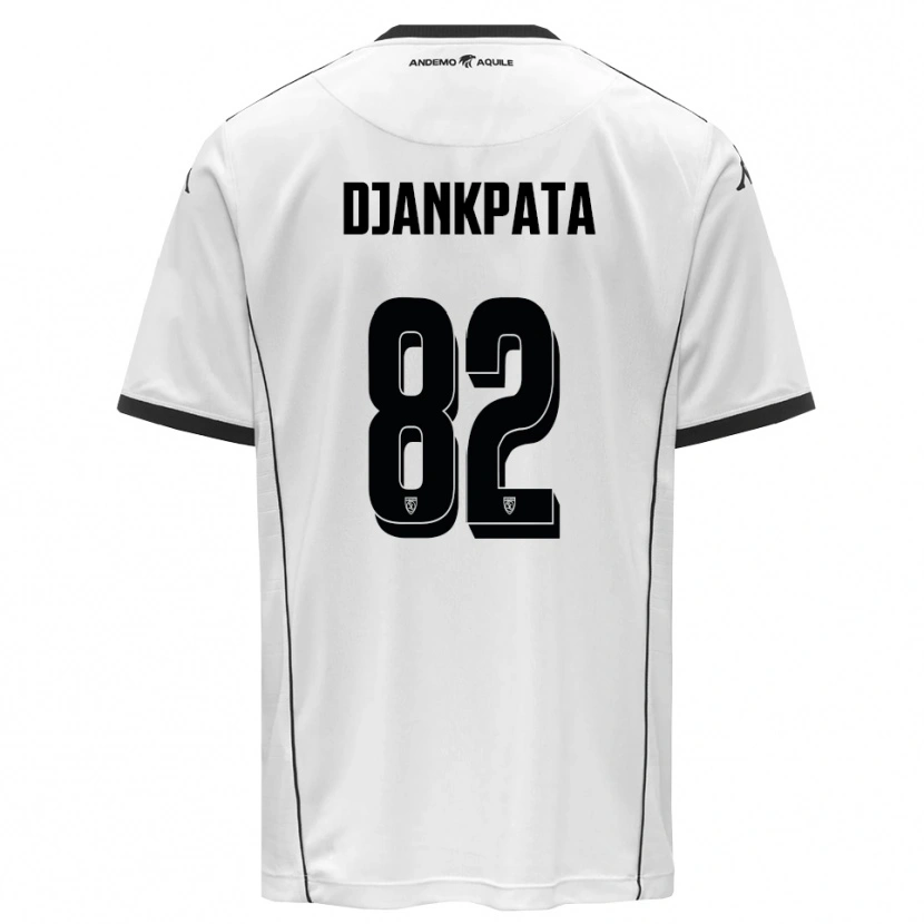 Danxen Herren Halid Djankpata #82 Weiß Schwarz Heimtrikot Trikot 2025/26 T-Shirt