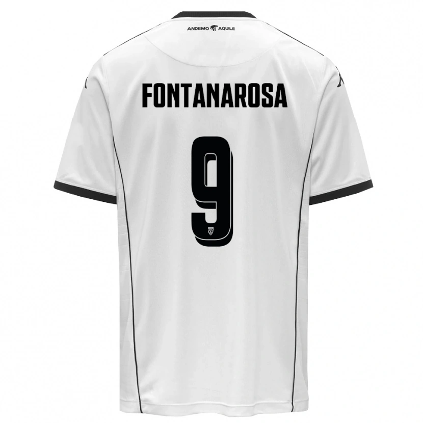 Danxen Herren Riccardo Fontanarosa #9 Weiß Schwarz Heimtrikot Trikot 2025/26 T-Shirt