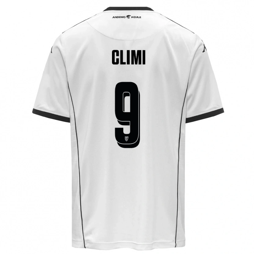 Danxen Herren Francesco Climi #9 Weiß Schwarz Heimtrikot Trikot 2025/26 T-Shirt