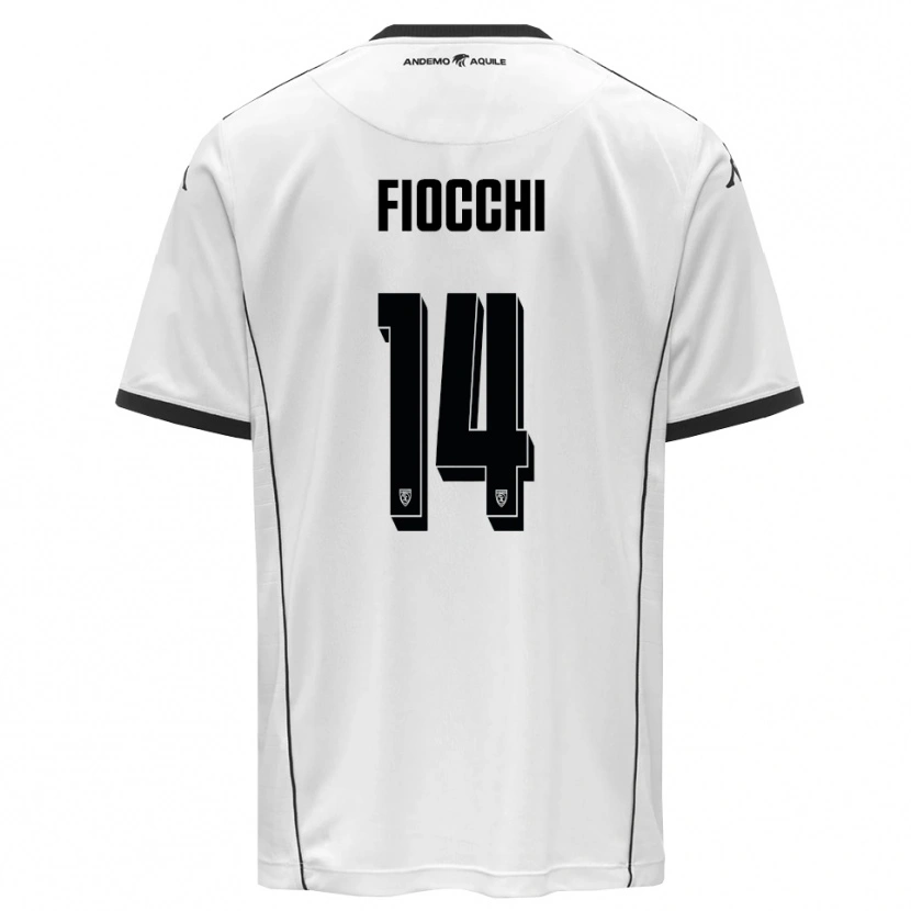 Danxen Herren Marco Fiocchi #14 Weiß Schwarz Heimtrikot Trikot 2025/26 T-Shirt