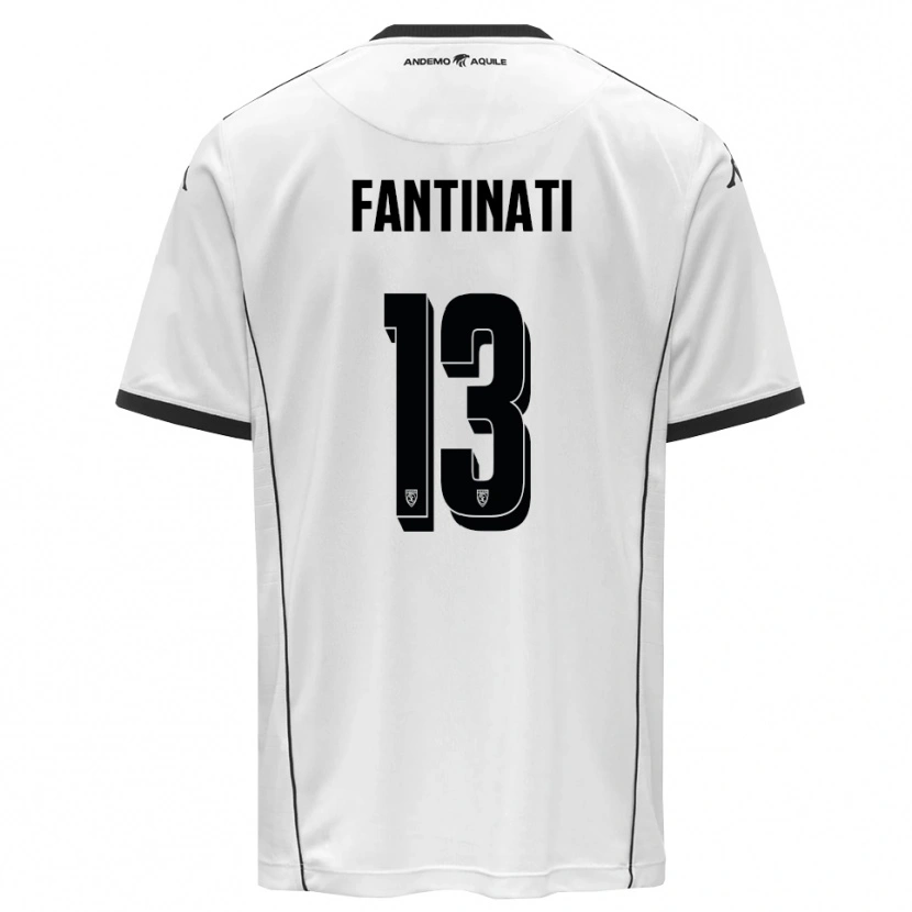 Danxen Herren Christian Fantinati #13 Weiß Schwarz Heimtrikot Trikot 2025/26 T-Shirt