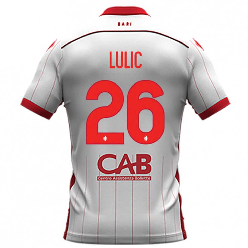 Danxen Herren Karlo Lulic #26 Weiß Rot Heimtrikot Trikot 2025/26 T-Shirt