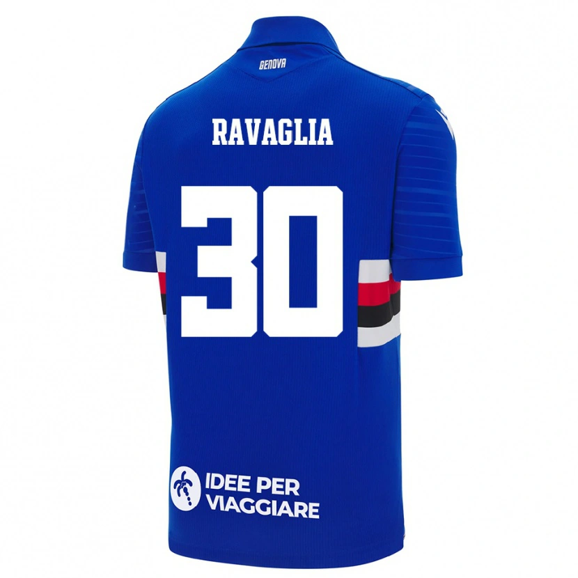 Danxen Herren Nicola Ravaglia #30 Blau Weiß Heimtrikot Trikot 2025/26 T-Shirt