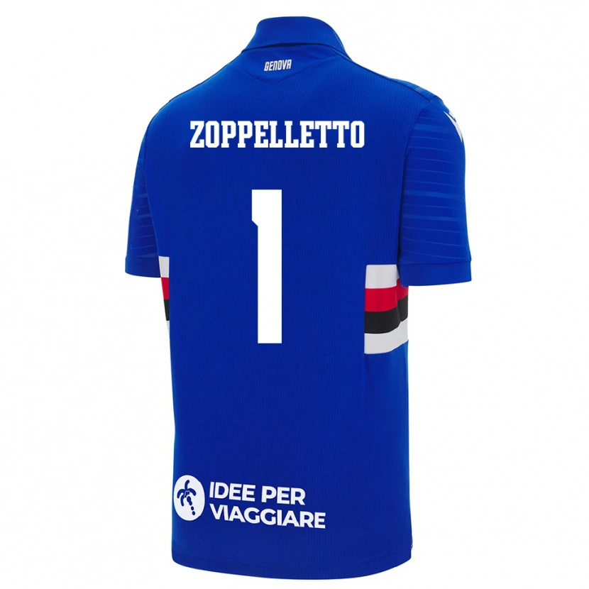 Danxen Herren David Zoppelletto #1 Blau Weiß Heimtrikot Trikot 2025/26 T-Shirt