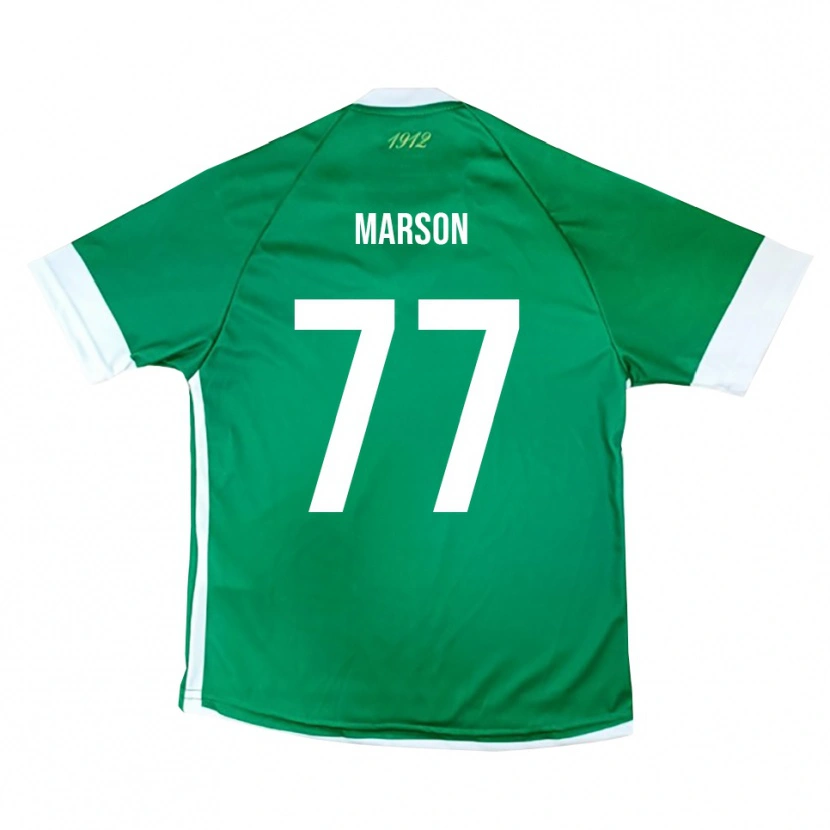 Danxen Herren Leonardo Marson #77 Grün Weiß Heimtrikot Trikot 2025/26 T-Shirt