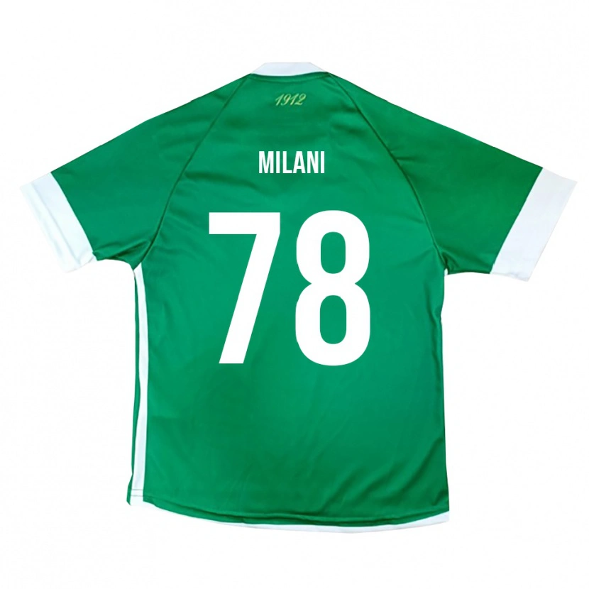 Danxen Herren Alessandro Milani #78 Grün Weiß Heimtrikot Trikot 2025/26 T-Shirt
