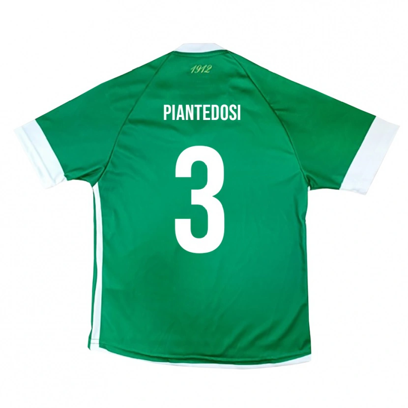 Danxen Herren Alessio Piantedosi #3 Grün Weiß Heimtrikot Trikot 2025/26 T-Shirt