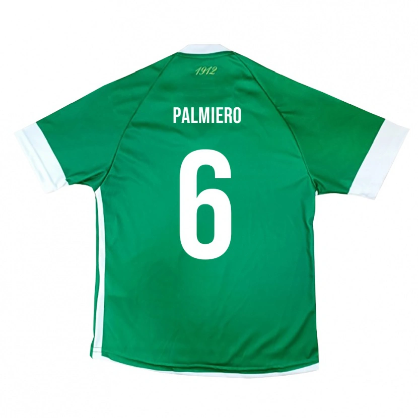 Danxen Herren Luca Palmiero #6 Grün Weiß Heimtrikot Trikot 2025/26 T-Shirt