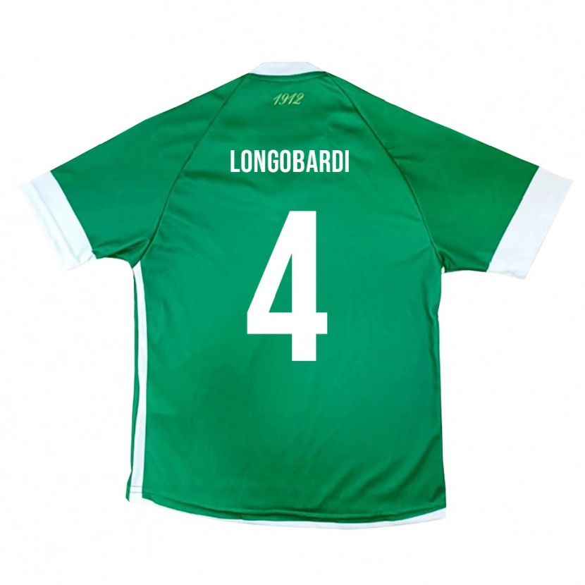 Danxen Herren Salvatore Longobardi #4 Grün Weiß Heimtrikot Trikot 2025/26 T-Shirt