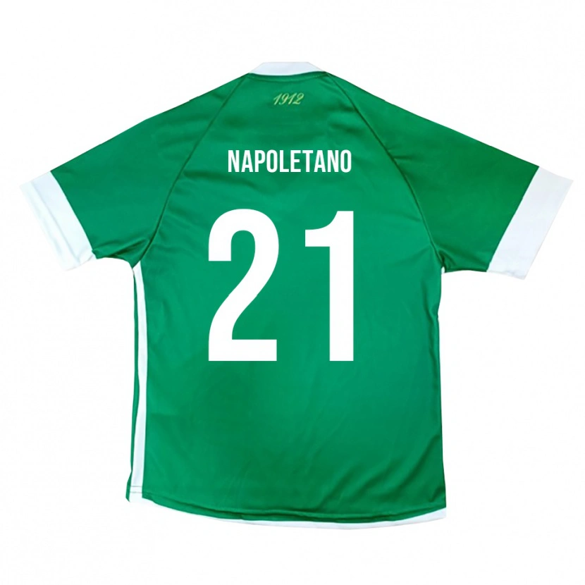 Danxen Herren Jordan Napoletano #21 Grün Weiß Heimtrikot Trikot 2025/26 T-Shirt