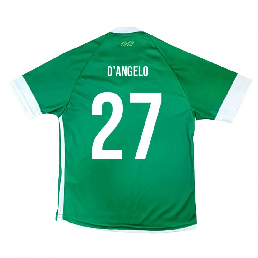Danxen Herren Sonny D'angelo #27 Grün Weiß Heimtrikot Trikot 2025/26 T-Shirt