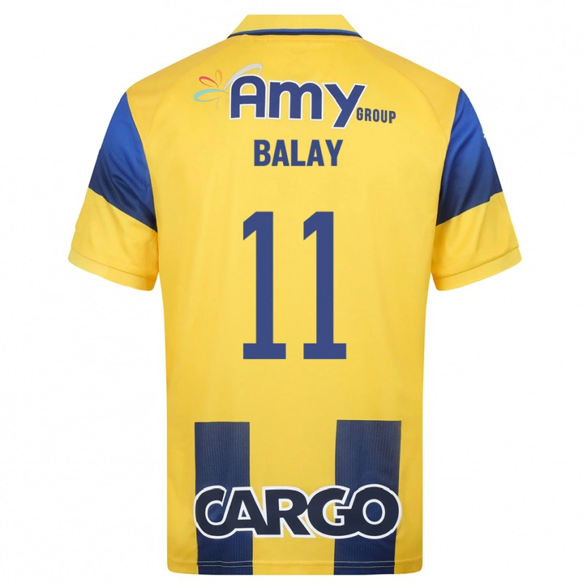 Danxen Herren Yehuda Balay #11 Gelb Marineblau Heimtrikot Trikot 2025/26 T-Shirt