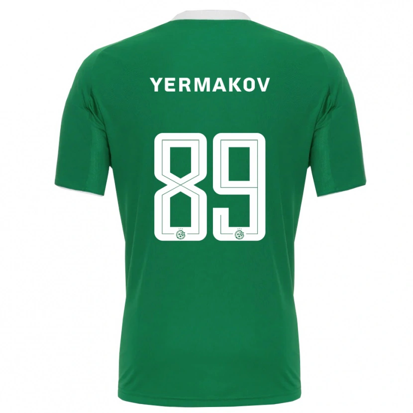 Danxen Herren Georgiy Yermakov #89 Grün Weiß Heimtrikot Trikot 2025/26 T-Shirt