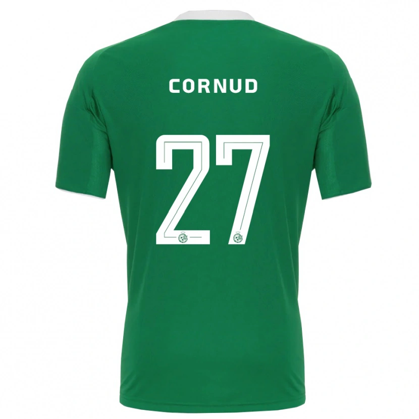 Danxen Herren Pierre Cornud #27 Grün Weiß Heimtrikot Trikot 2025/26 T-Shirt