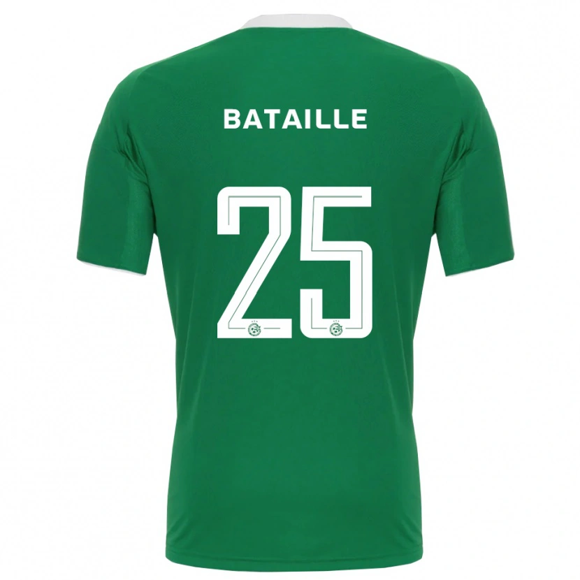 Danxen Herren Jelle Bataille #25 Grün Weiß Heimtrikot Trikot 2025/26 T-Shirt