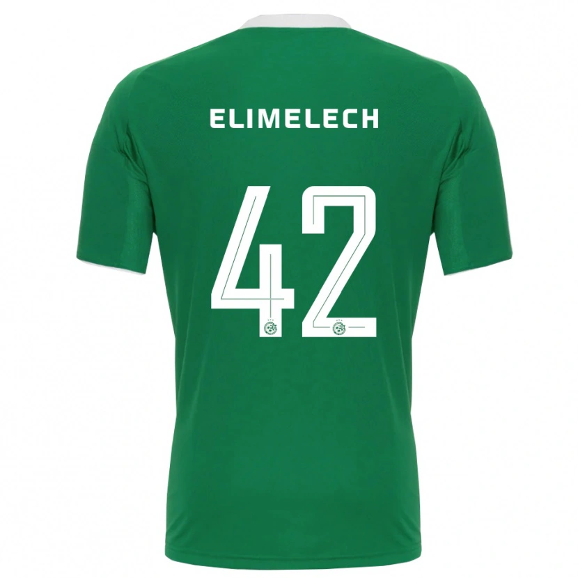 Danxen Herren Roey Elimelech #42 Grün Weiß Heimtrikot Trikot 2025/26 T-Shirt