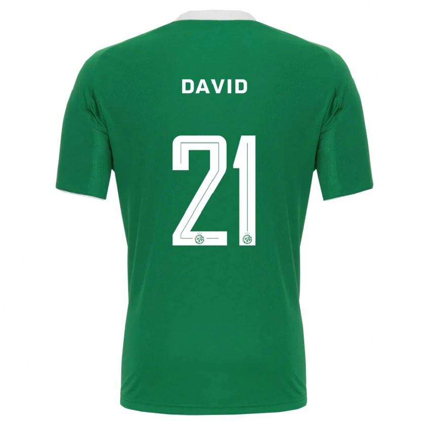 Danxen Herren Dean David #21 Grün Weiß Heimtrikot Trikot 2025/26 T-Shirt