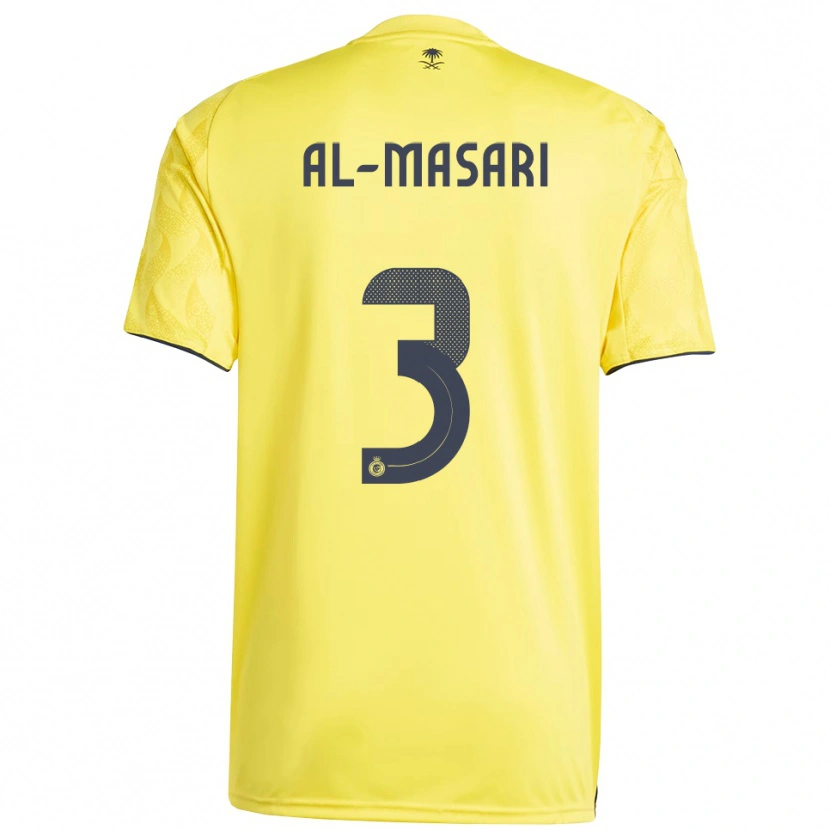 Danxen Herren Wade Al-Masari #3 Gelb Schwarz Heimtrikot Trikot 2025/26 T-Shirt