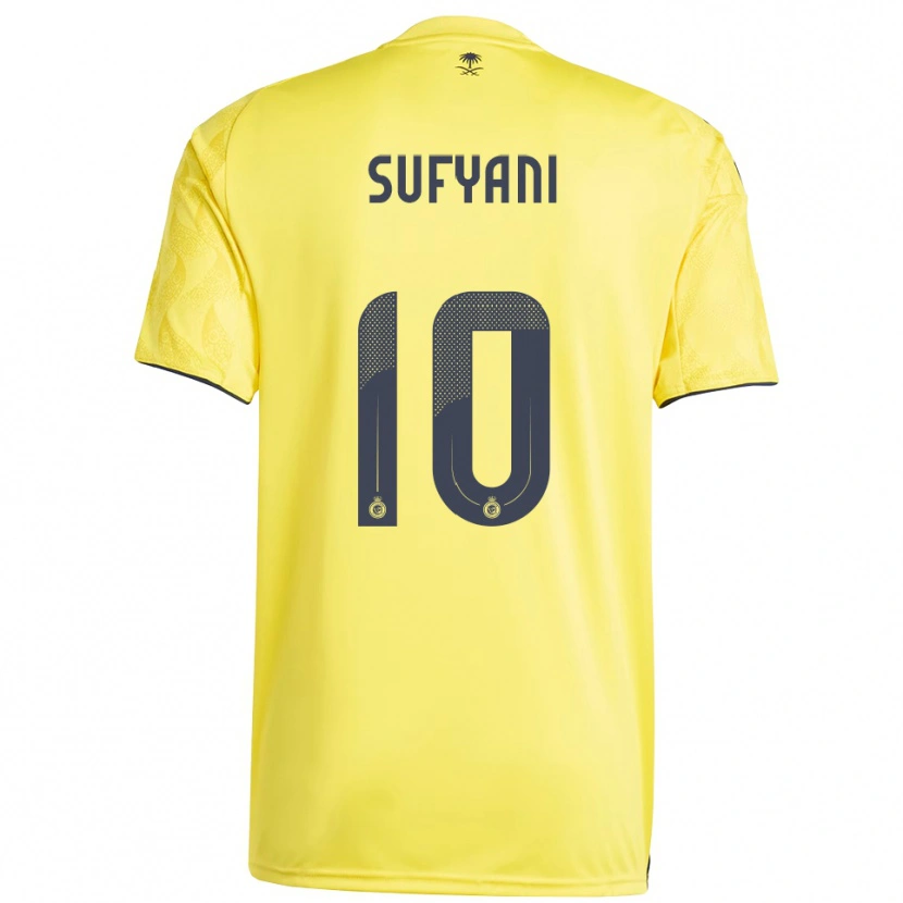 Danxen Herren Abdulrahman Sufyani #10 Gelb Schwarz Heimtrikot Trikot 2025/26 T-Shirt