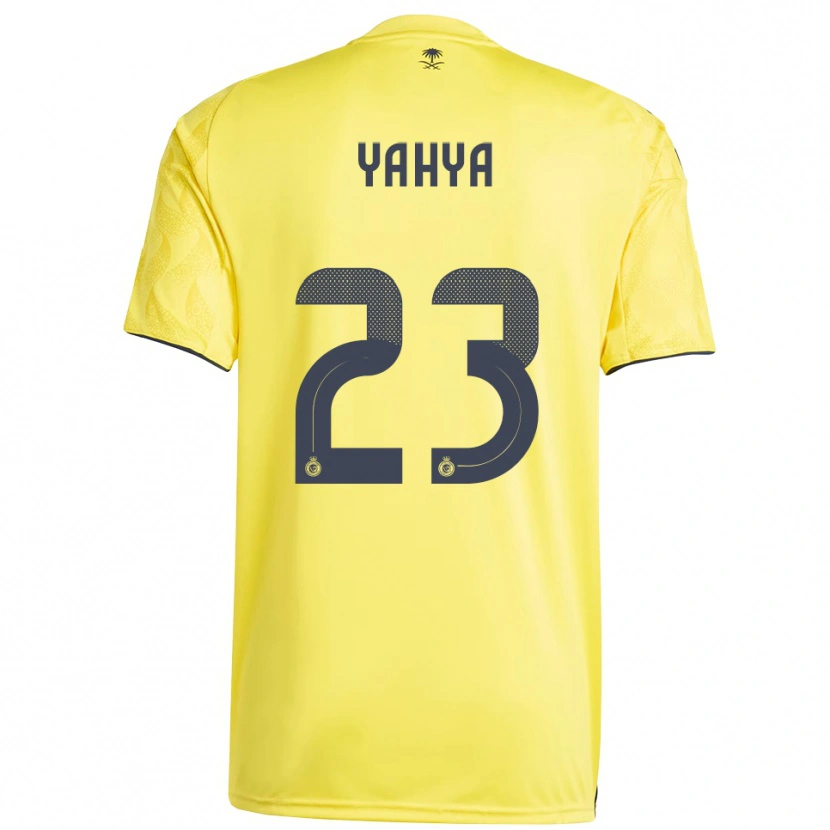 Danxen Herren Ayman Yahya #23 Gelb Schwarz Heimtrikot Trikot 2025/26 T-Shirt