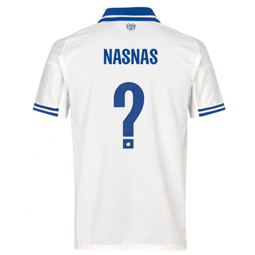 Danxen Herren Marvin Nasnas #0 Weiß Blau Heimtrikot Trikot 2025/26 T-Shirt