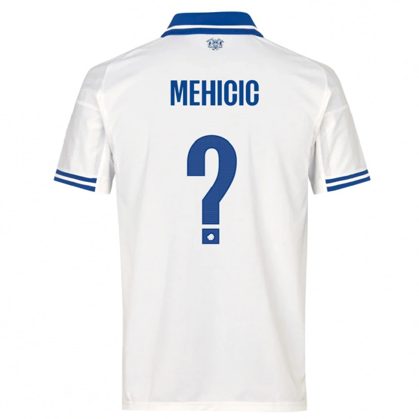 Danxen Herren Elvin Mehicic #0 Weiß Blau Heimtrikot Trikot 2025/26 T-Shirt