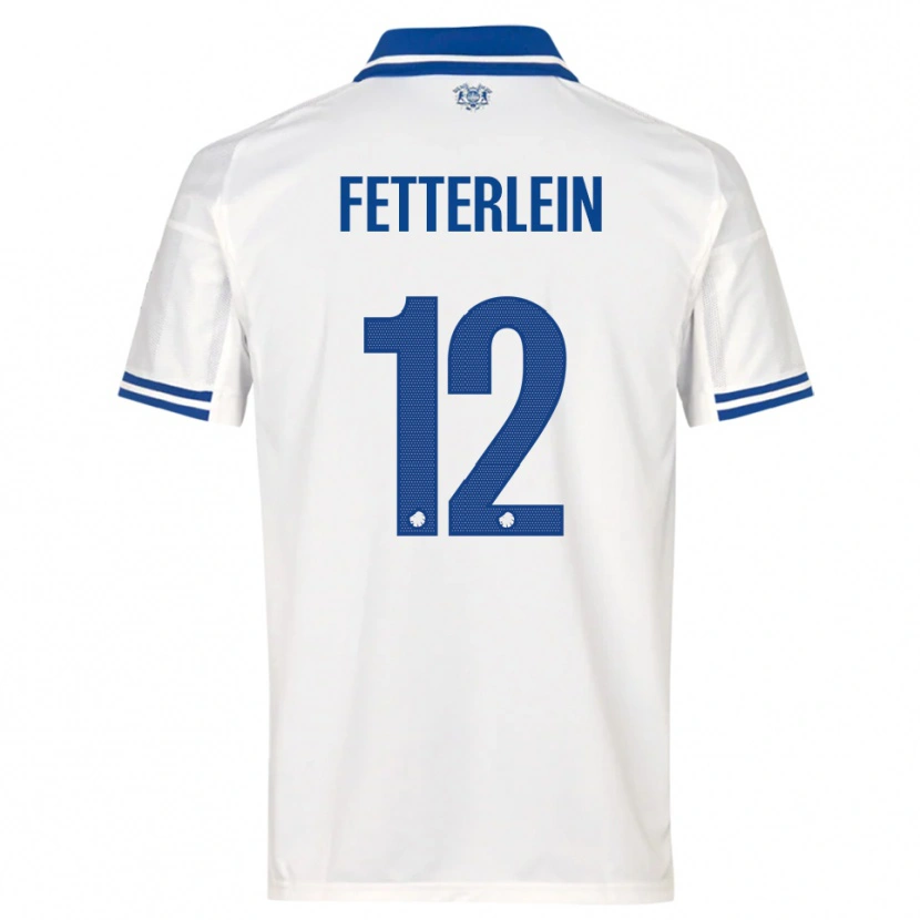 Danxen Herren Sean Fetterlein #12 Weiß Blau Heimtrikot Trikot 2025/26 T-Shirt