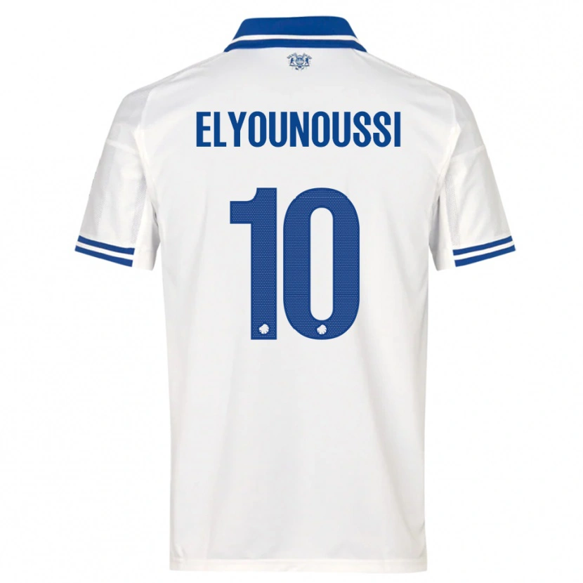 Danxen Herren Mohamed Elyounoussi #10 Weiß Blau Heimtrikot Trikot 2025/26 T-Shirt