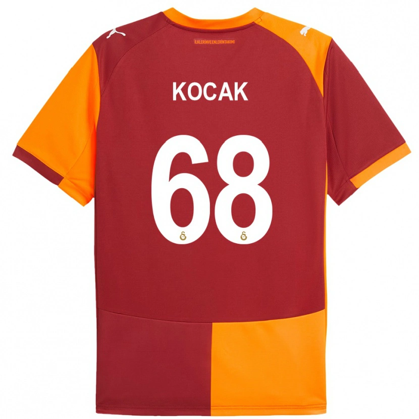 Danxen Herren Furkan Koçak #68 Rot Orange Heimtrikot Trikot 2025/26 T-Shirt