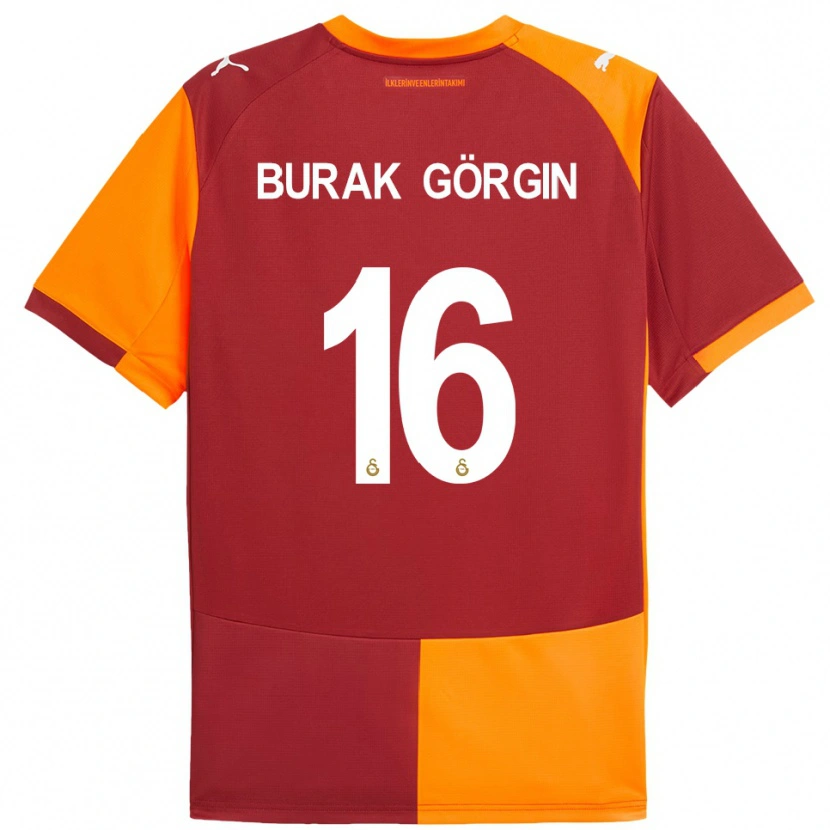 Danxen Herren Muhammet Burak Görgin #16 Rot Orange Heimtrikot Trikot 2025/26 T-Shirt