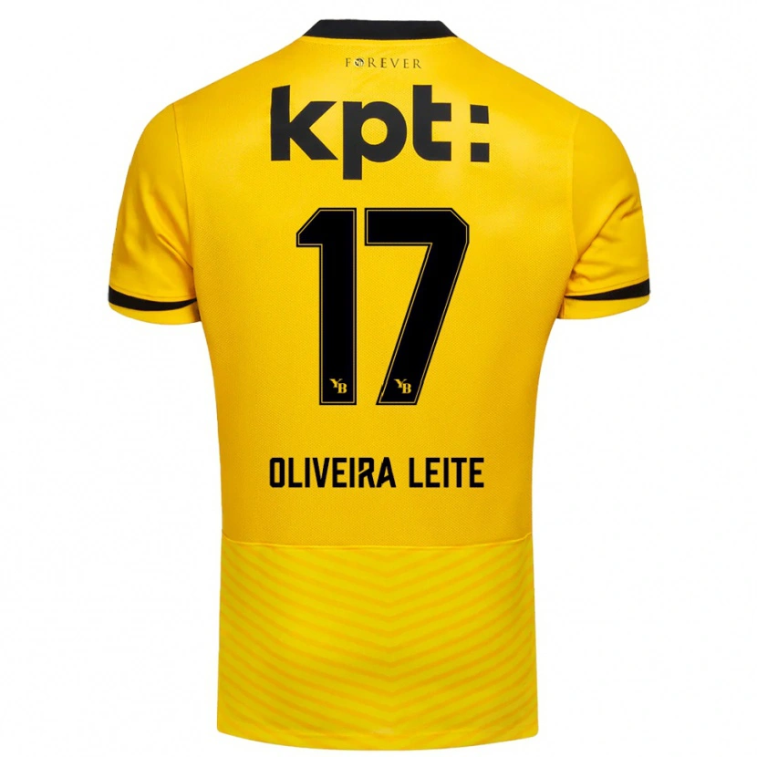 Danxen Herren Ana Oliveira Leite #17 Gelb Schwarz Heimtrikot Trikot 2025/26 T-Shirt