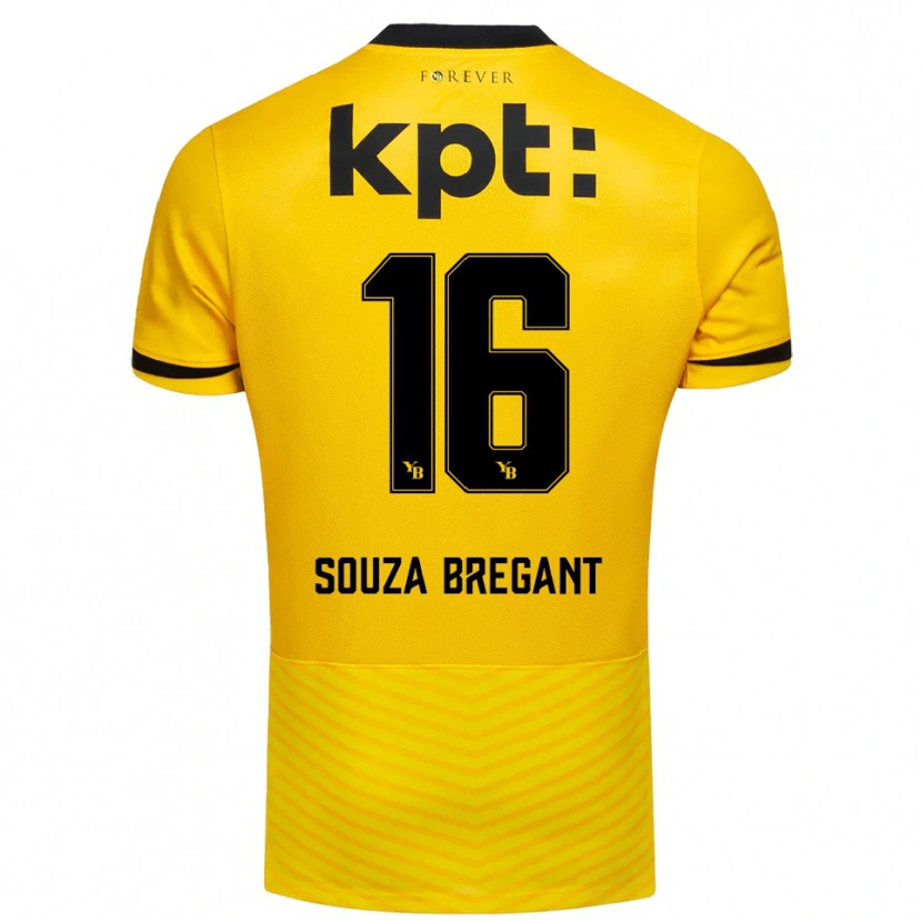 Danxen Herren Pietro Souza Bregant #16 Gelb Schwarz Heimtrikot Trikot 2025/26 T-Shirt
