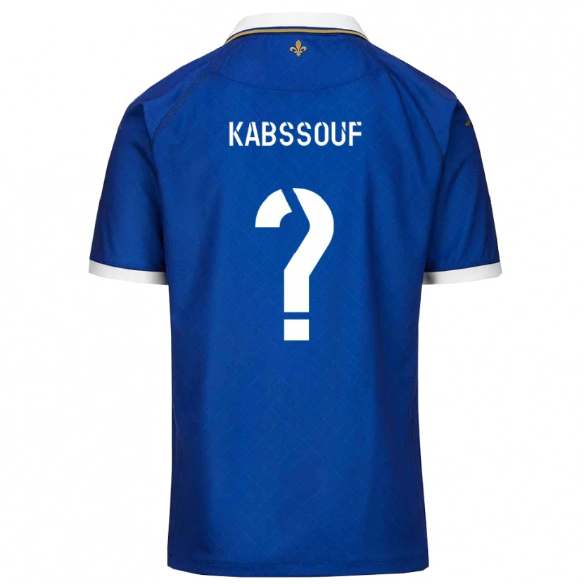 Danxen Herren Salim Kabssouf #0 Blau Gold Heimtrikot Trikot 2025/26 T-Shirt