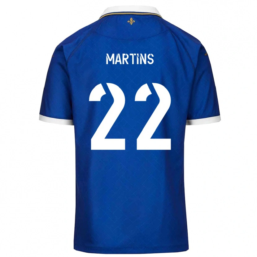 Danxen Herren Nicolas Martins #22 Blau Gold Heimtrikot Trikot 2025/26 T-Shirt