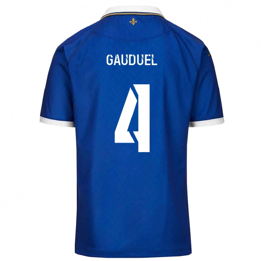 Danxen Herren Sacha Gauduel #4 Blau Gold Heimtrikot Trikot 2025/26 T-Shirt