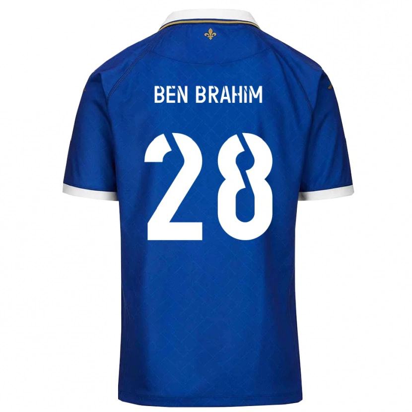 Danxen Herren Samir Ben Brahim #28 Blau Gold Heimtrikot Trikot 2025/26 T-Shirt