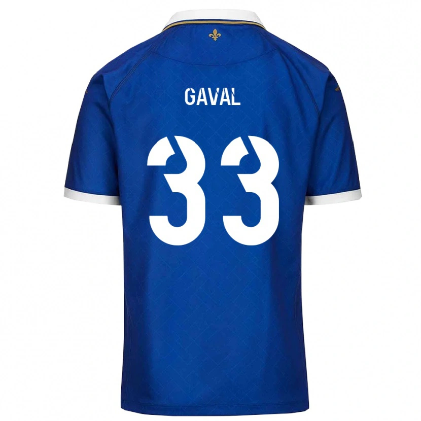 Danxen Herren Aimé Gaval #33 Blau Gold Heimtrikot Trikot 2025/26 T-Shirt