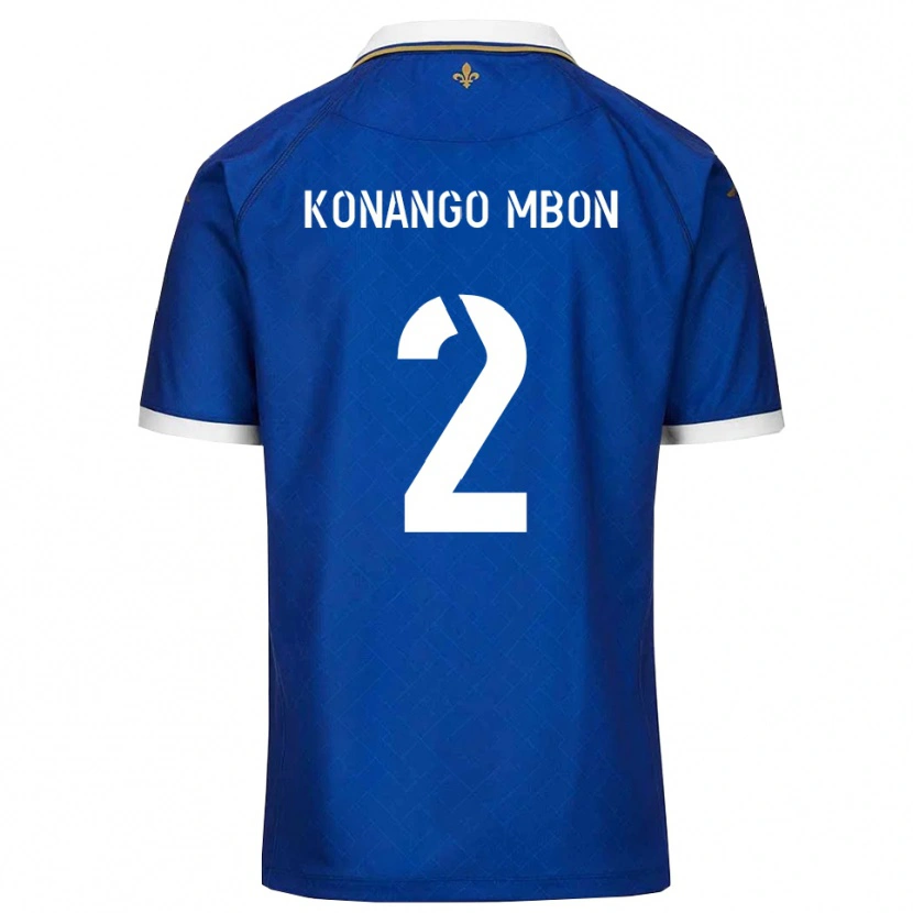 Danxen Herren Jordan Konango Mbon #2 Blau Gold Heimtrikot Trikot 2025/26 T-Shirt