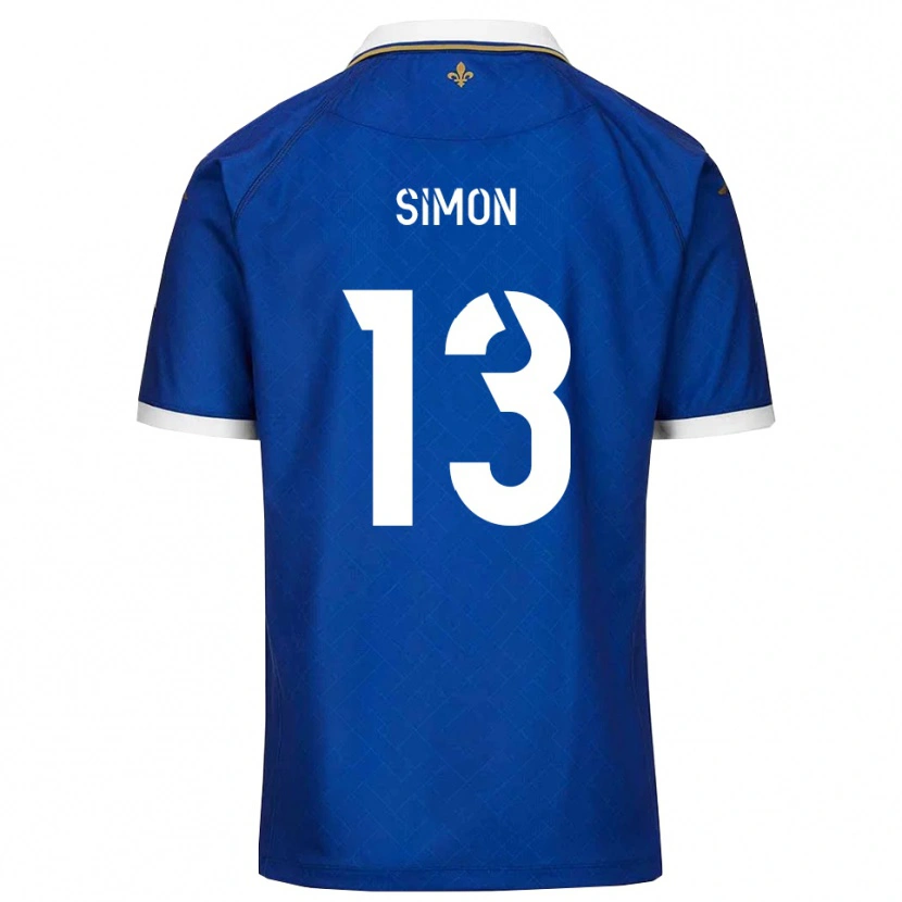 Danxen Herren Elie Simon #13 Blau Gold Heimtrikot Trikot 2025/26 T-Shirt