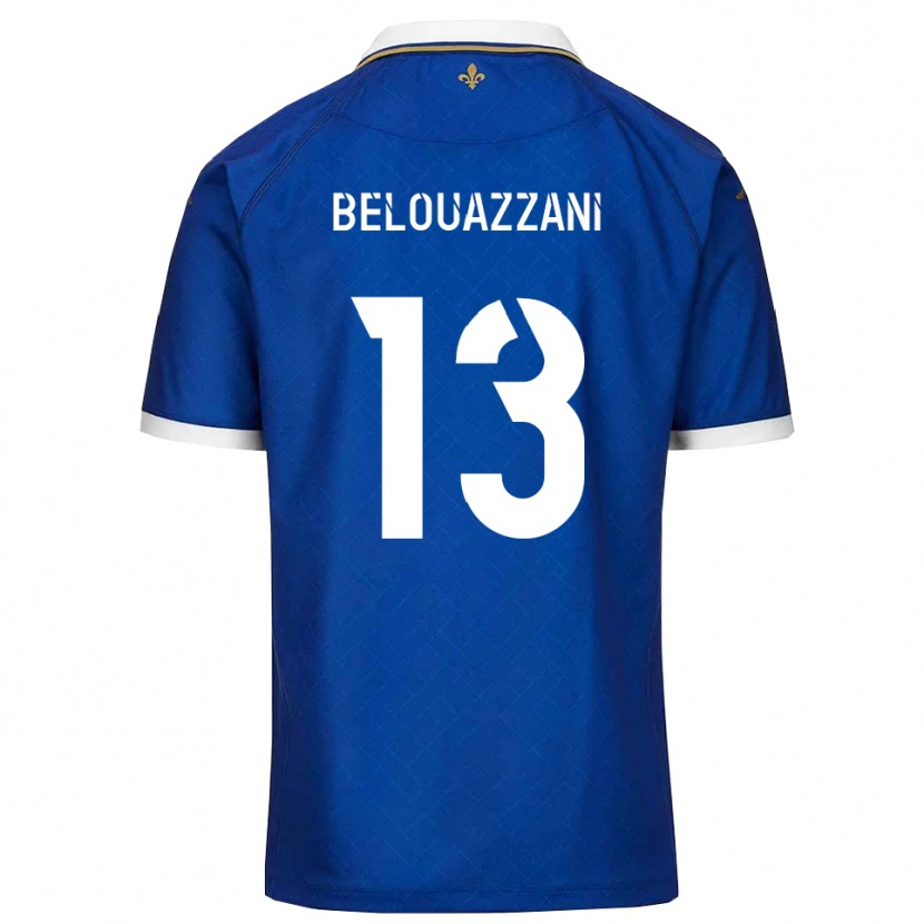 Danxen Herren Islam Belouazzani #13 Blau Gold Heimtrikot Trikot 2025/26 T-Shirt
