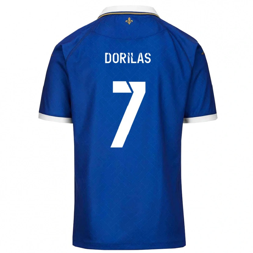 Danxen Herren Johan Dorilas #7 Blau Gold Heimtrikot Trikot 2025/26 T-Shirt