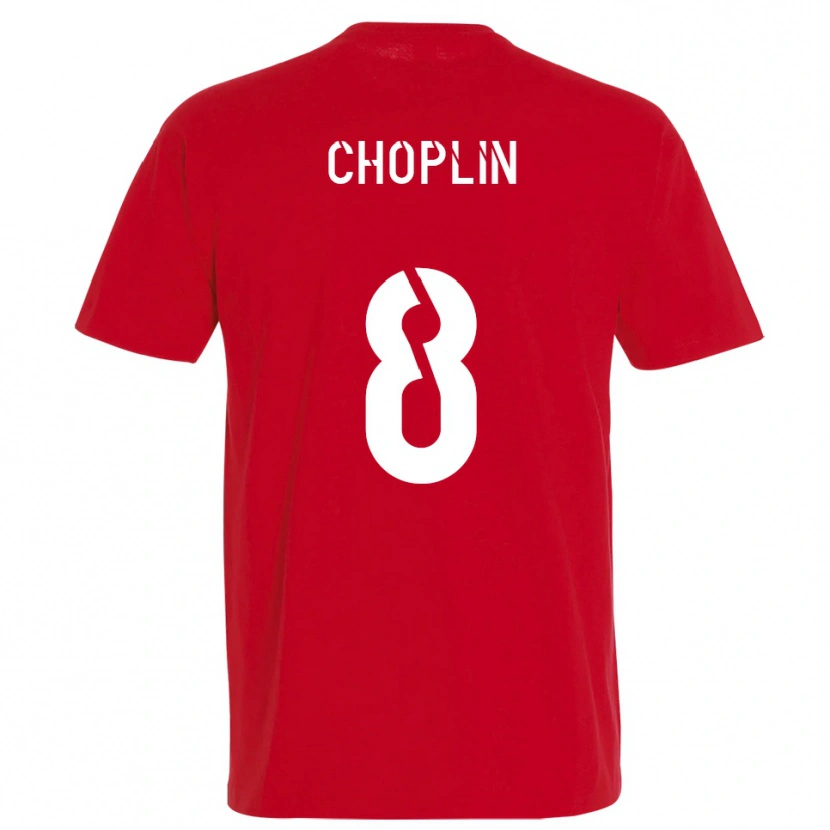 Danxen Herren Romain Choplin #8 Rot Gelb Heimtrikot Trikot 2025/26 T-Shirt