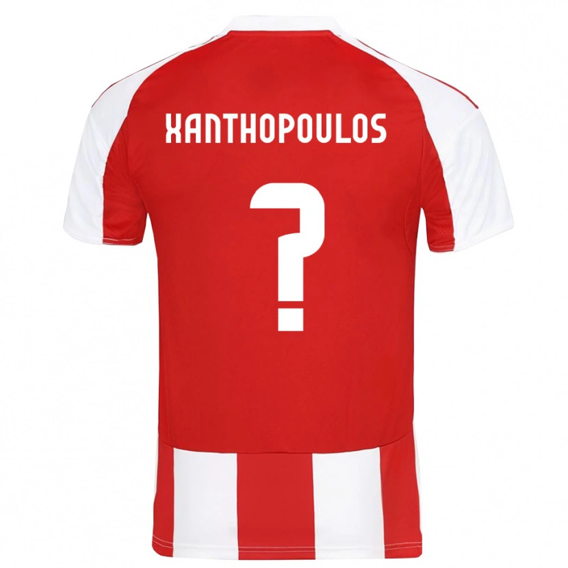 Danxen Herren Giannis Xanthopoulos #0 Rot Weiß Heimtrikot Trikot 2025/26 T-Shirt
