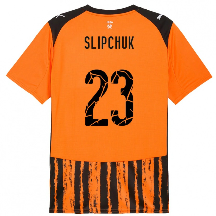 Danxen Herren Mykhaylo Slipchuk #23 Orange Schwarz Heimtrikot Trikot 2025/26 T-Shirt