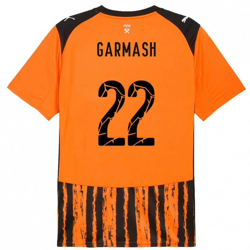 Danxen Herren Yevgeniy Garmash #22 Orange Schwarz Heimtrikot Trikot 2025/26 T-Shirt